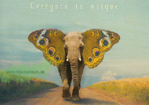 Everyone is unique - TAURUS Kunstkarten