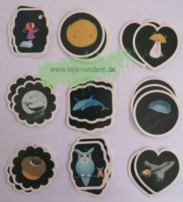 sticker Mond Meer 12