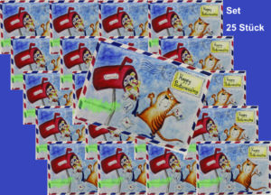 Fussel Cat - Happy Postcrossing - Set 25 Karten