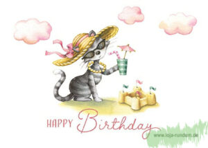 Happy Birthday (Katze) - Edition Gollong