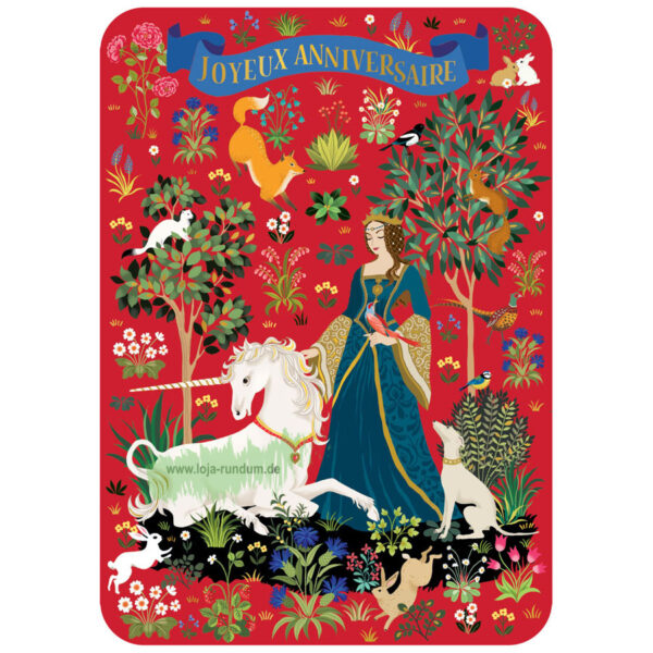 GARTEN DER EINHÖRNER HAPPY BIRTHDAY - Cartesdart