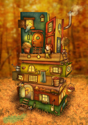 The Books House - Ila Illustrations