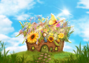 Summer Cottage - Ila Illustrations