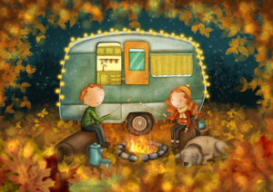 Campfire - Ila Illustrations