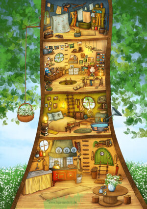 Tree House - Ila Illustrations