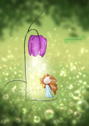 First Flower- Ila Illustrations