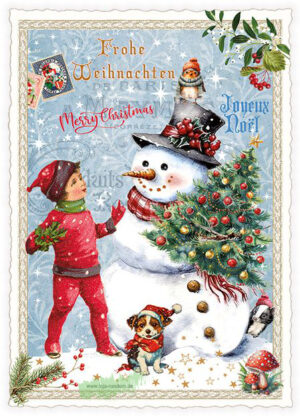 Merry Christmas - Joyeux Noel - Edition Tausendschön PK1248