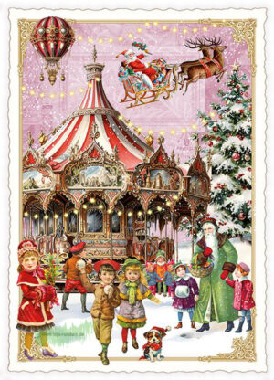 Weihnachtskarussell- Edition Tausendschön PK1252