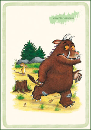 Gruffalo mit Maus im Wald - The Gruffalo - B&B
