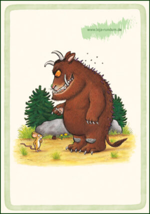 Gruffalo mit Maus im Wald - The Gruffalo - B&B
