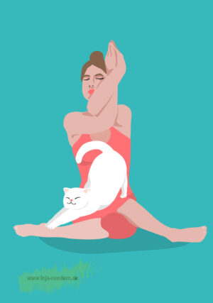Happiness - Yoga Cat II - nobis design