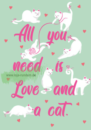 luminous - All you need is a cat - nobis design