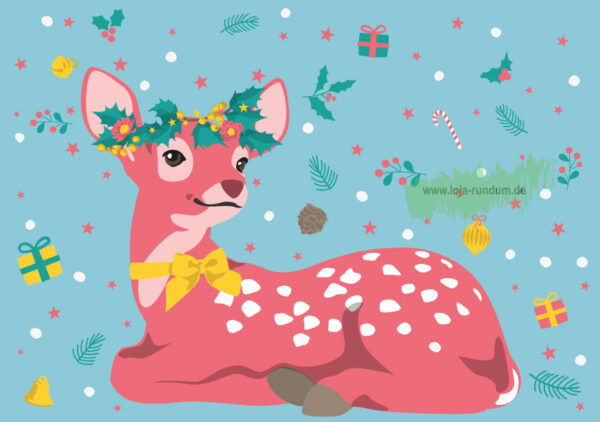 luminous - christmas bambi - nobis design