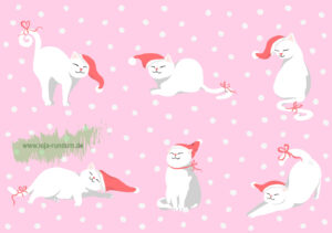 luminous - cats xmas - nobis design