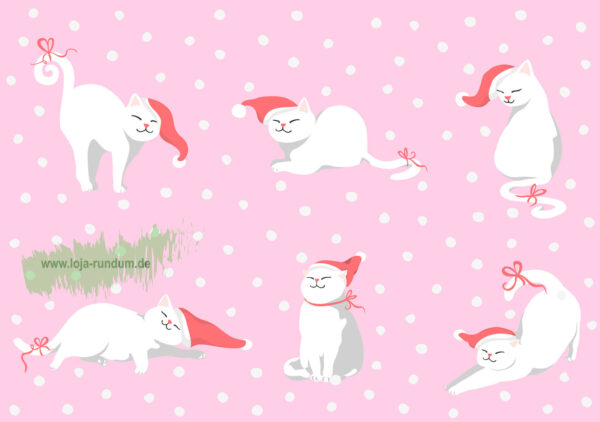 luminous - cats xmas - nobis design