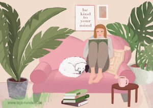Toni Starck - Wohltuend für Ihr Gemüt - Rosa Sofa - nobis design