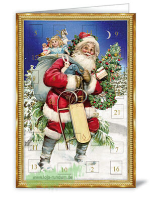 Adventskalender - Weihnachtsmann - Edition Tausendschön