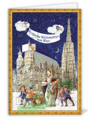 Adventskalender - Fröhliche Weihnachten aus Wien (Stephansdom) - Edition Tausendschön