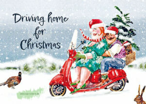 Driving home ... (Paar auf Motorroller) - Edition Gollong