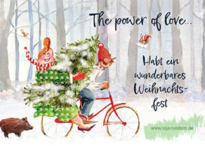 The power of love (Paar auf dem Fahrrad) - Edition Gollong