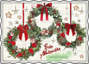 Merry Christmas (wreaths) No. 74 - Edition Gollong