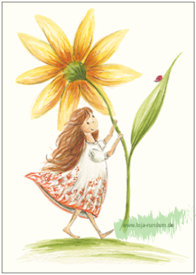 Flower girl - Taurus Art Cards