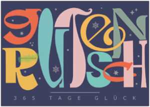 Happy New Year/ 365 days of happiness - TAURUS art cards