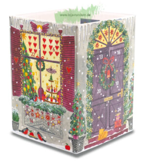 Leuchtender Adventskalender - Portal - Taurus Kunstkarten