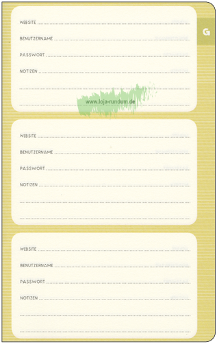 Passwörter (Buch und Baum) (Heft) - Taurus Kunstkarten – Bild 2