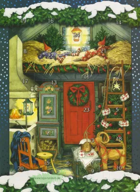 Adventskalender von Inge Löök (Großen Format 220x300mm A4) - Taurus Kunstkarten