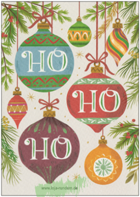 Ho Ho Ho (Weihnachtsdeko) – TAURUS Kunstkarten