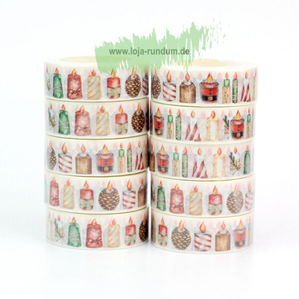 Washi Tape - Kerzen – Bild 3