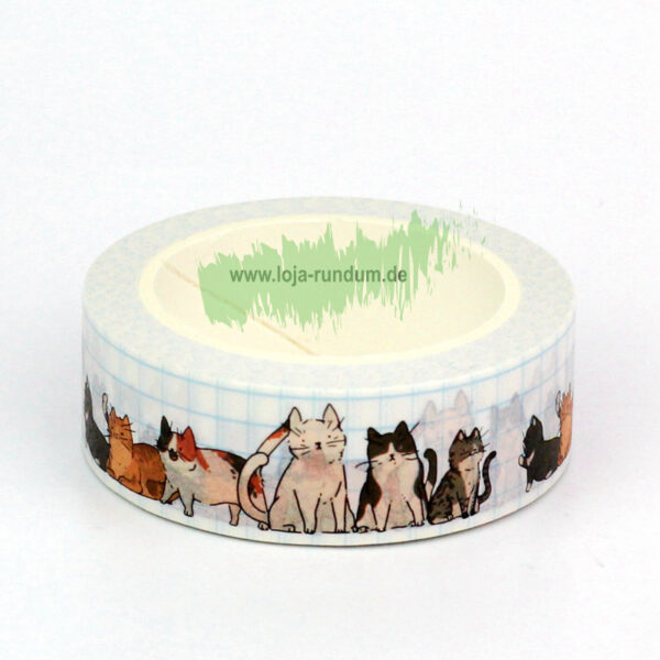 Washi Tape - Katzen Familie – Bild 2