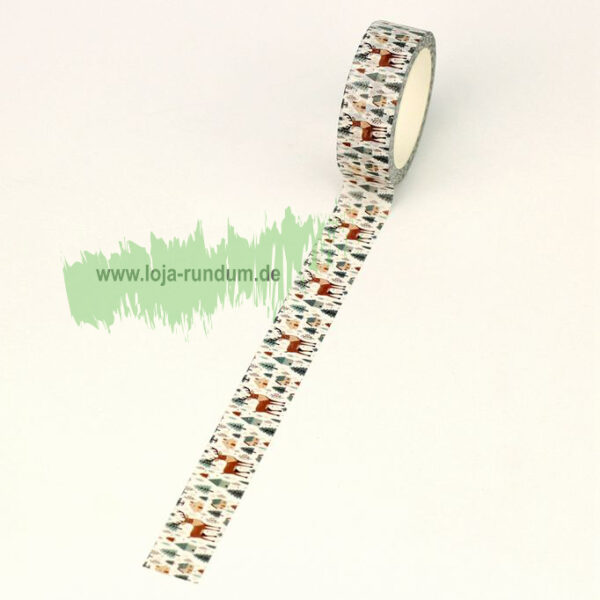 Washi Tape - Weihnachtselch – Bild 4