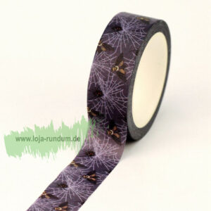Washi Tape - Motte im Spinnennetz