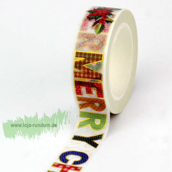 Washi Tape - Merry Christmas