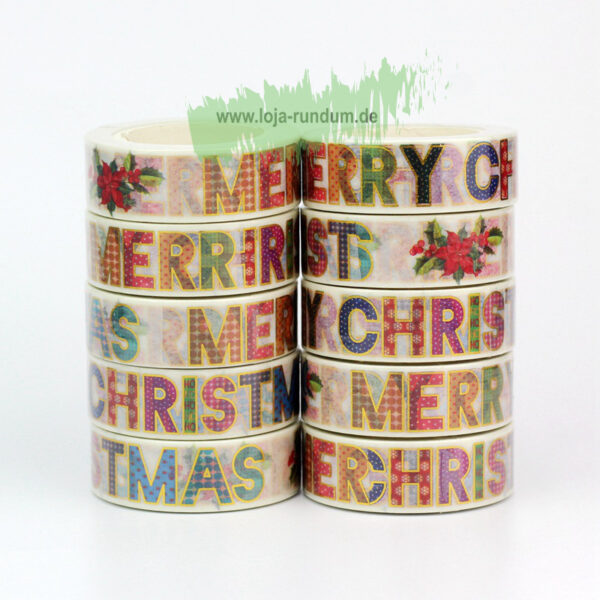 Washi Tape - Merry Christmas – Bild 4