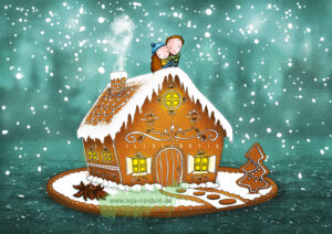 Gingerbread house - Ila Illustrations