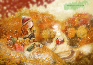 Winter hike - Ila Illustrations