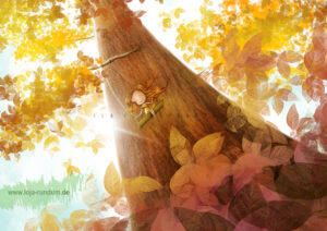 Autumn swing - Ila Illustrations