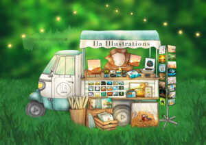 Ilas little stand - Ila Illustrations