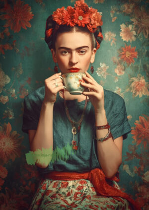 Frida Kahlo:  Tea moment