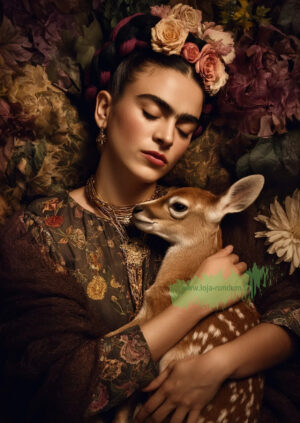 Frida Kahlo:  Umarmung der Hirsche