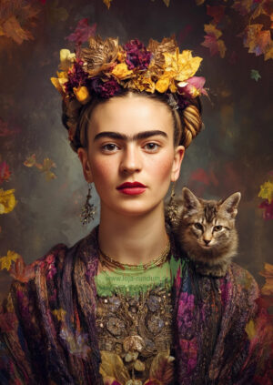 Frida Kahlo:  Herbstkatze
