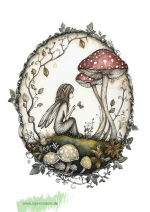 Enchanted Mushrooms: Fairy