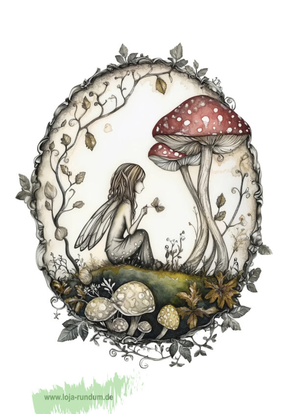 Enchanted Mushrooms: Fairy