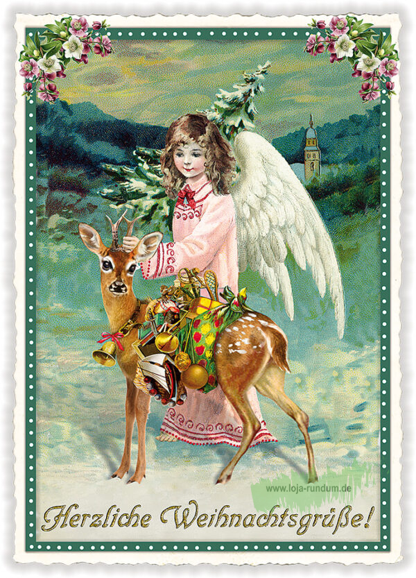 Warmest Christmas greetings! - Edition Tausendschön PK750