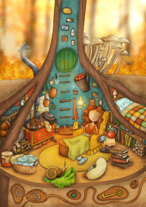 VORBESTELLUNG: Herbstlicher Frieden - Ila Illustrations