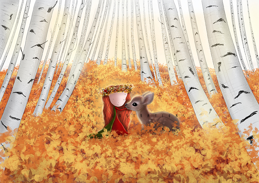 Warm hugs - Ila Illustrations