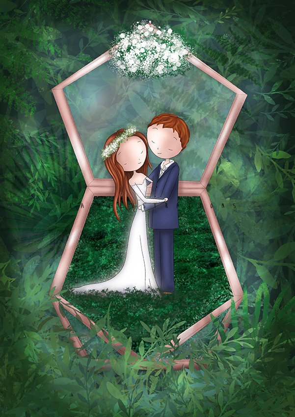 Just married - Ila Illustrations